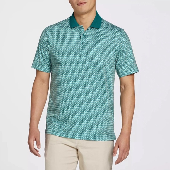 Walter Hagen Men's Performance 11 Novelty Print Golf Polo Large NEW With Tags - Picture 1 of 6